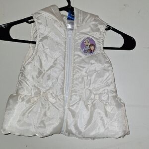 Disney Frozen II Cream Vest with Character Patch